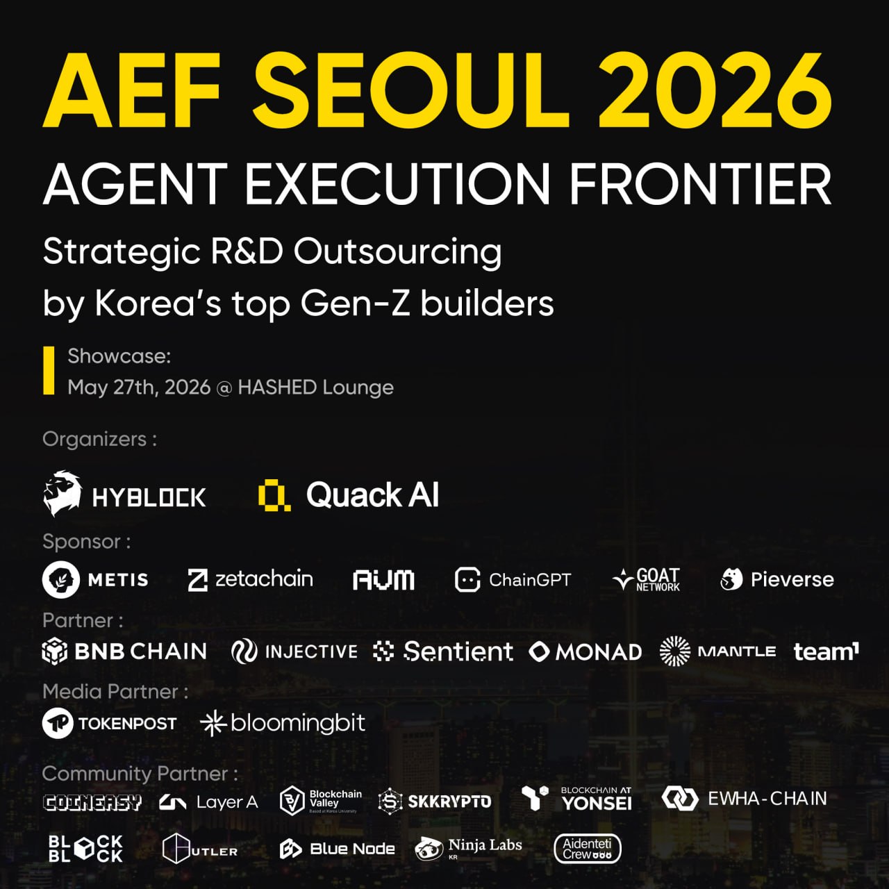 Agent Execution Frontier: Seoul 2026