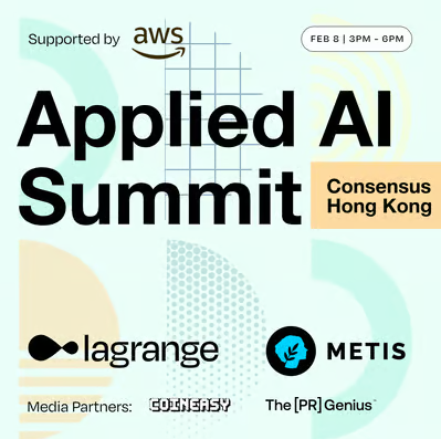 Applied AI Summit | Consensus Hong Kong - ai event in Hong Kong, Hong Kong