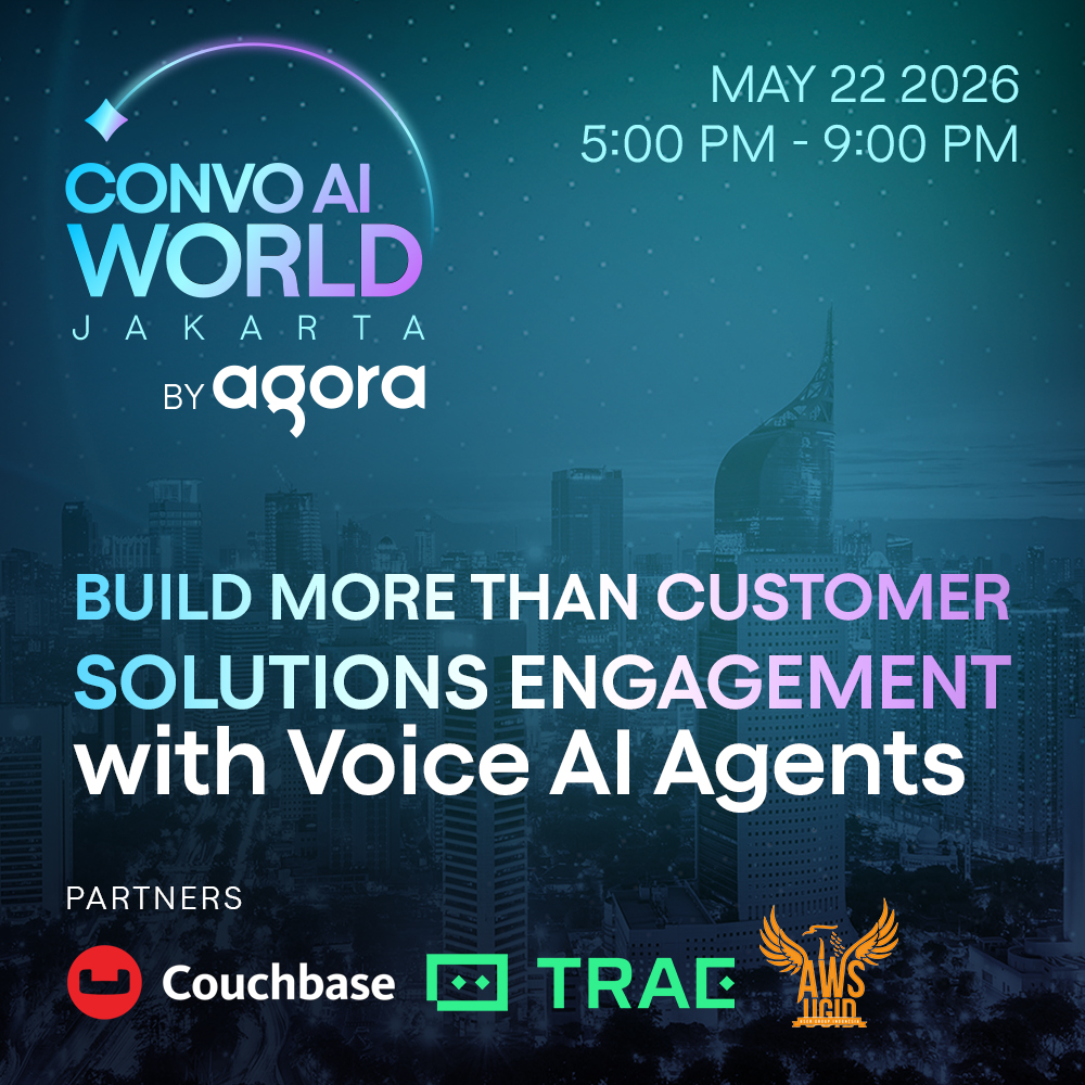 Build More Than Customer Engagement Solutions with Voice AI Agents - ai event in Jakarta, Indonesia