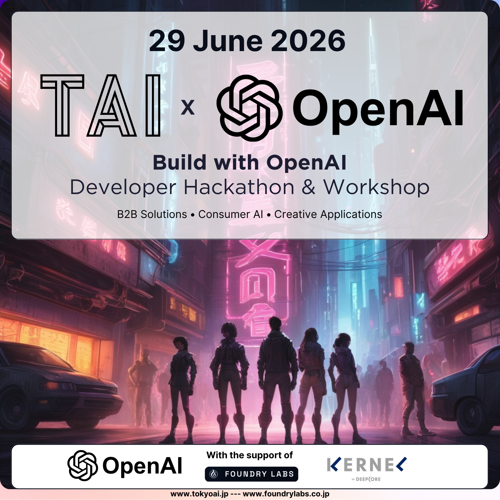 Build with OpenAI: Developer Hackathon & Workshop