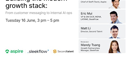 Building the Modern Growth Stack from Customer Messaging to Internal AI Ops - ai event in Hong Kong, Hong Kong