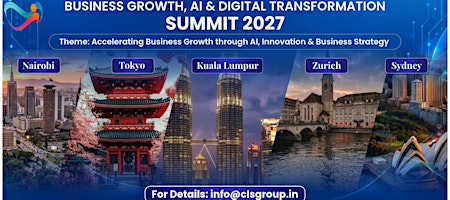 Business Growth, AI & Digital Transformation Summit 2027