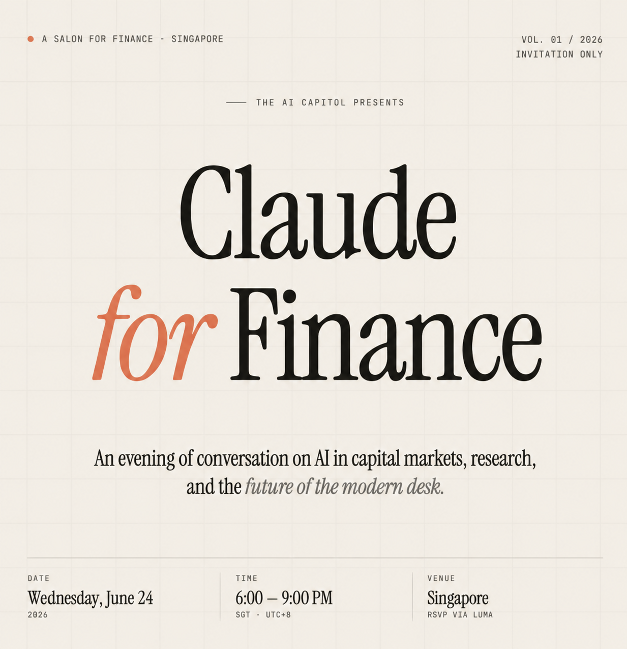 Claude for Finance