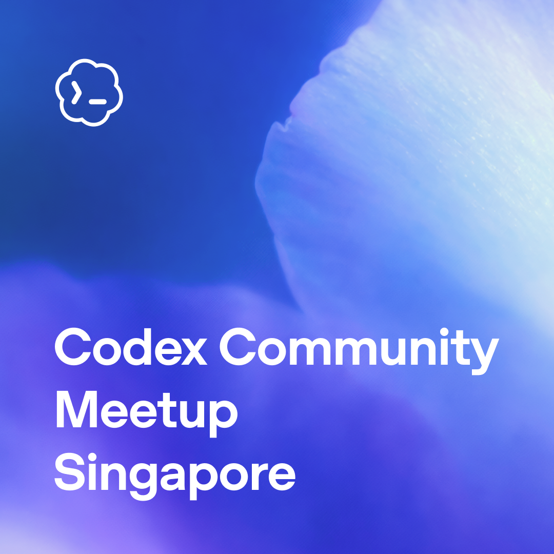 Codex Community Meetup #4 – Singapore x SGInnovate Tech Talk