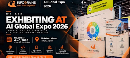 Infograins Exhibiting at AI Global Expo Japan 2026 | Meet Our IT Experts