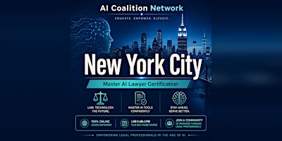 Master AI Lawyer Certification — New York Live AI Training for Attorneys