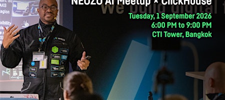 NEOZO AI Meetup × ClickHouse: How Modern Data Platforms Power AI