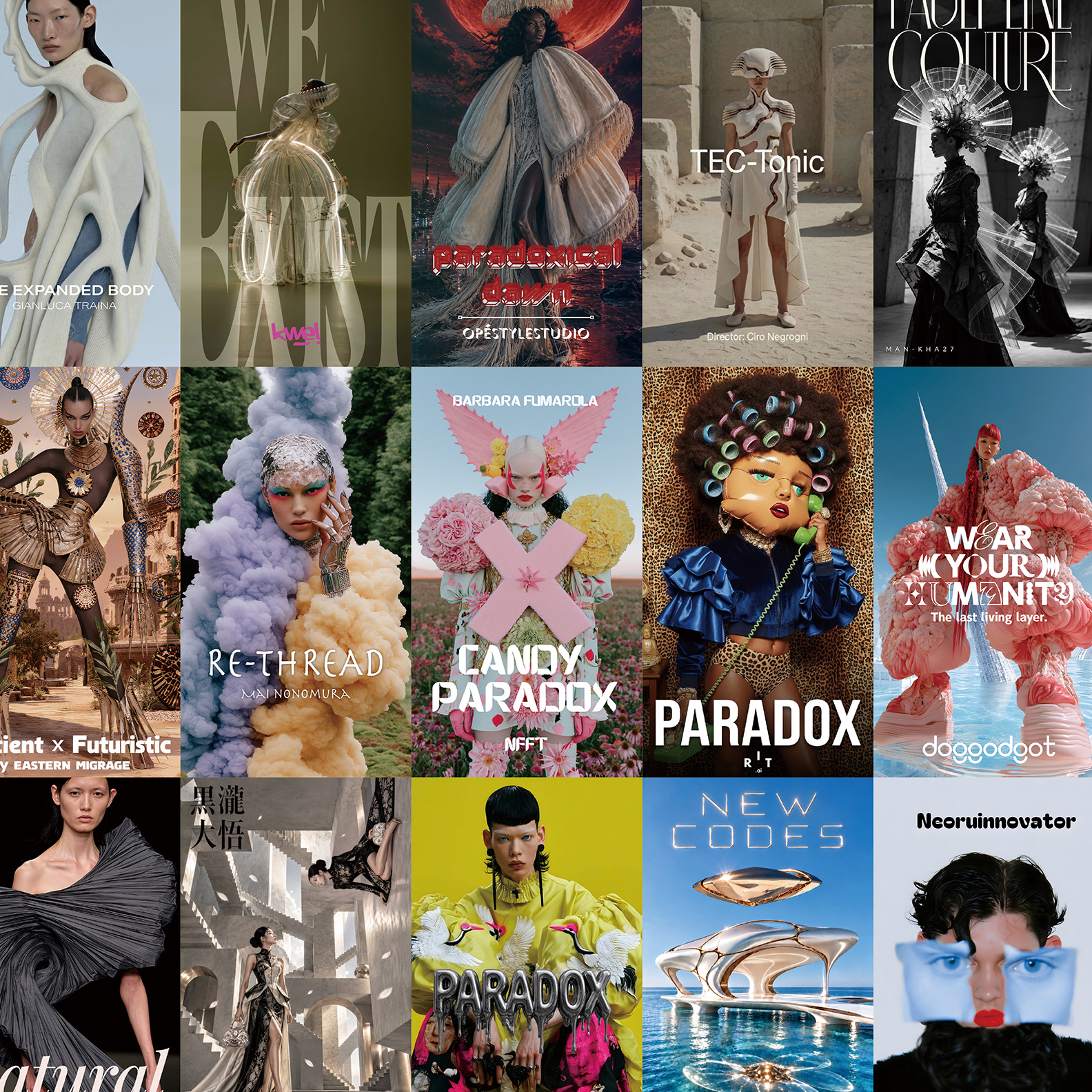 NFFT2027SS_PARADOX AI Fashion Movie Exhibition