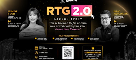 RTG 2.0 Launch Event: The Genesis of AI-Driven Business Evolution