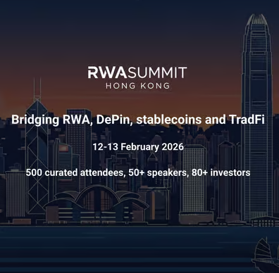 RWA SUMMIT HONG KONG - blockchain event in Hong Kong, Hong Kong