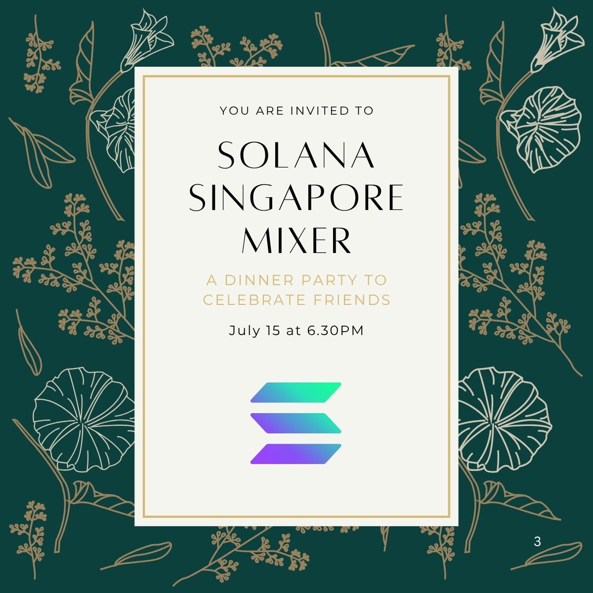 Solana Singapore Mixer