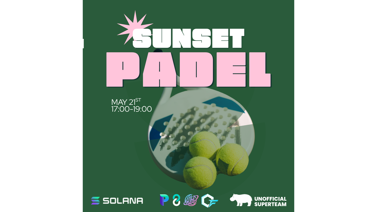 Solana Thailand: Padel & Chill - blockchain event in Bangkok, Thailand