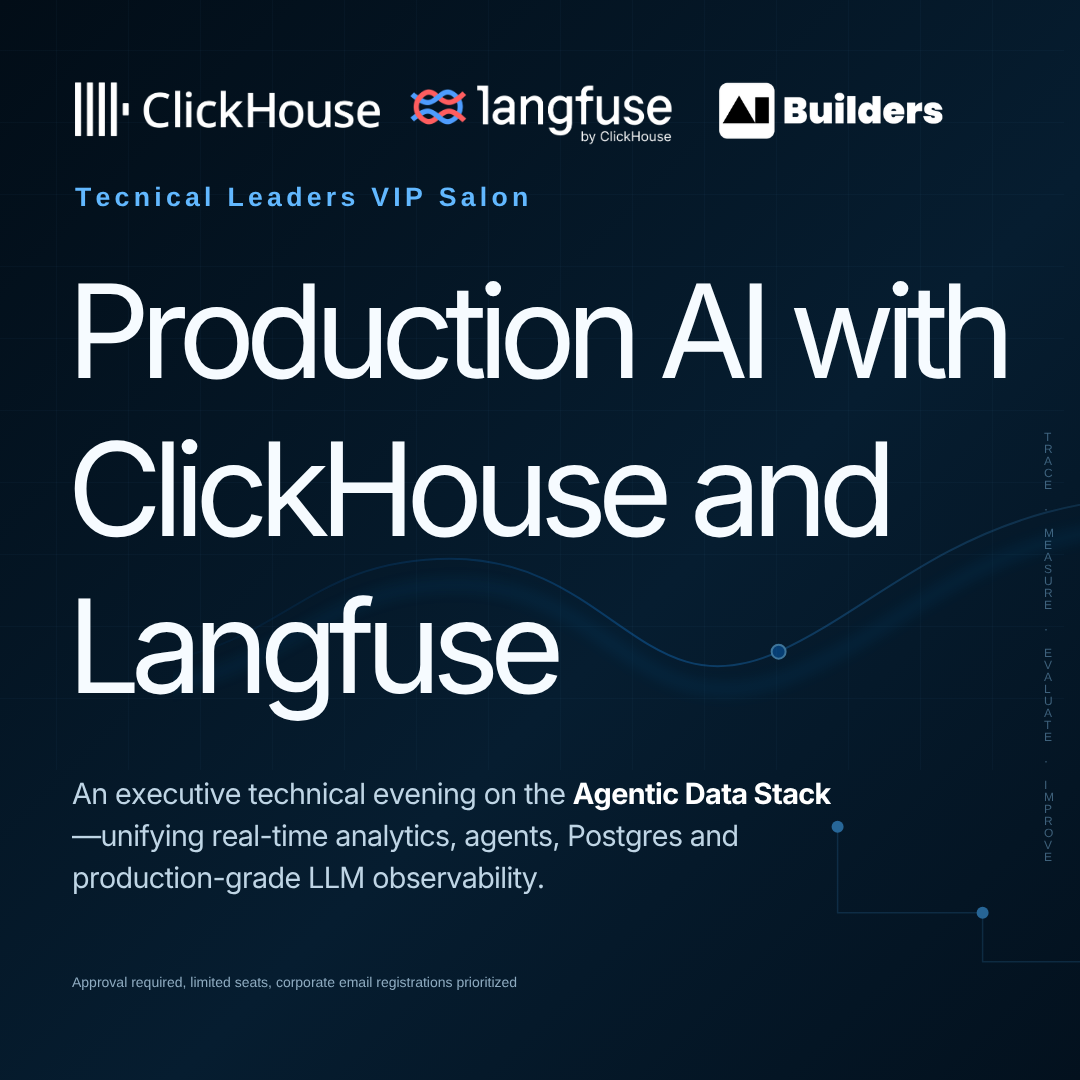 VIP Salon: Production AI with ClickHouse and Langfuse